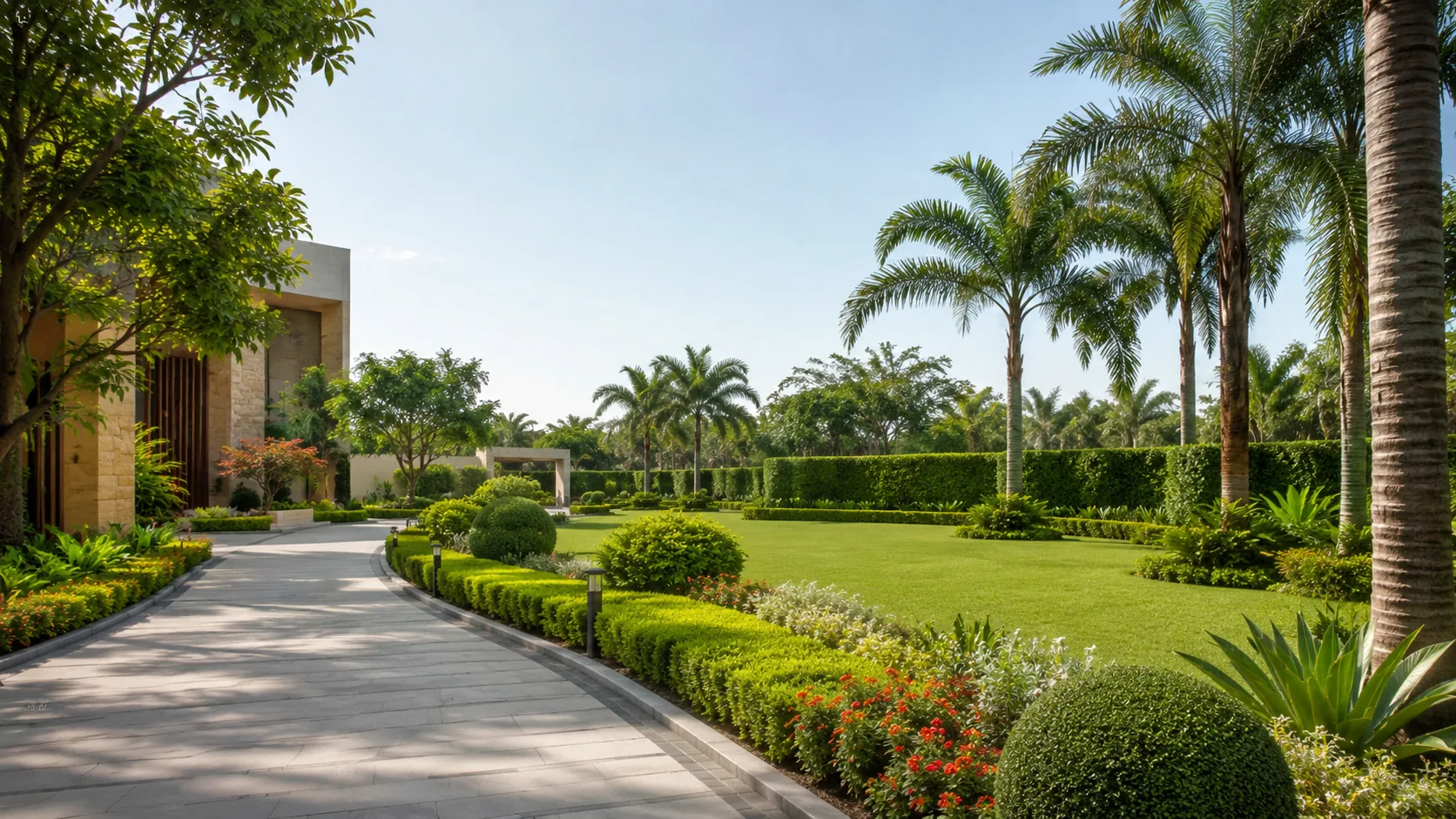 Pearl Creatives landscaped garden